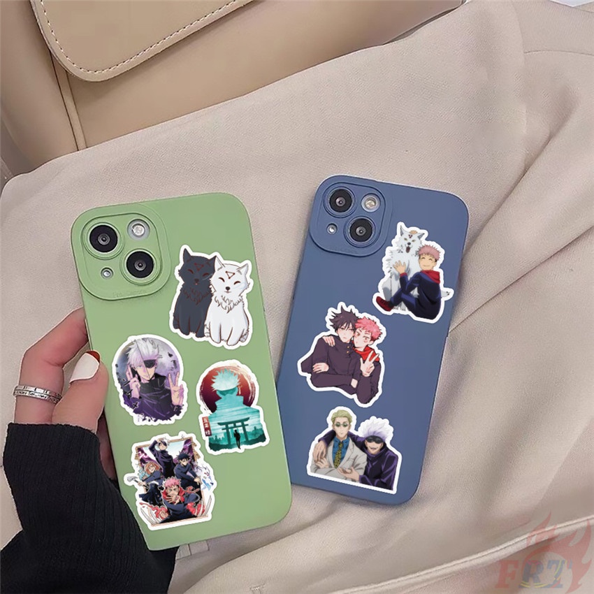 Set 56 miếng dán hình nhân vật hoạt hình Jujutsu Kaisen thời trang chống nước DIY