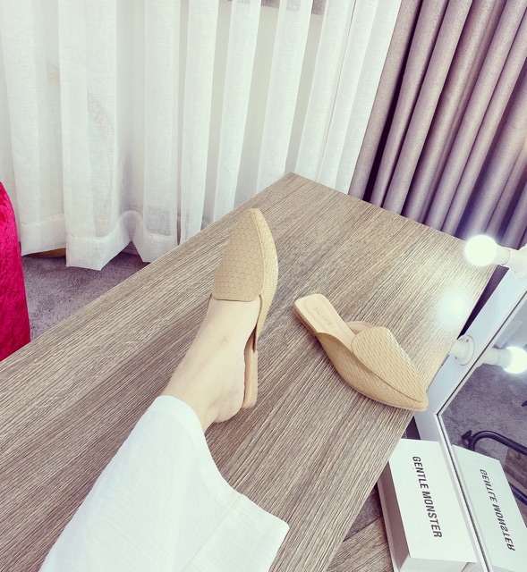 DÉP SỤC NỮ MŨI NHỌN ĐƠN GIẢN SIÊU XINH