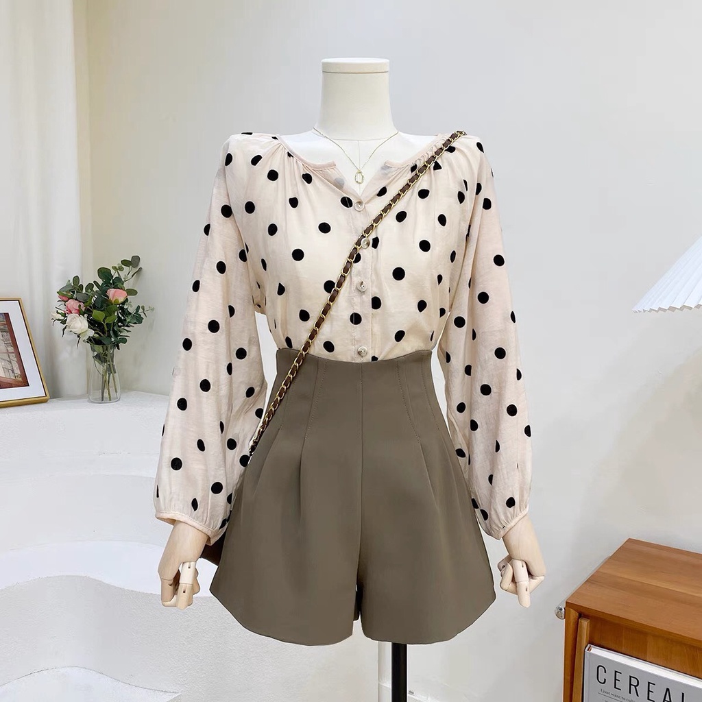 Quần short nữ lưng cao ống rộng bigsiez mặc thoáng mát siêu đẹp-Quần short nữ lưng cao mặc nhà | BigBuy360 - bigbuy360.vn