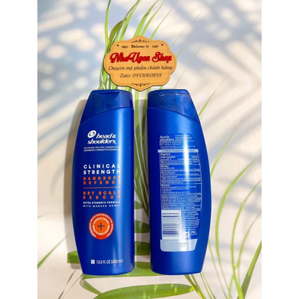 Dầu gội Head&Shoulder ngăn ngừa gàu, nấm da đầu 400ml Chính Hãng