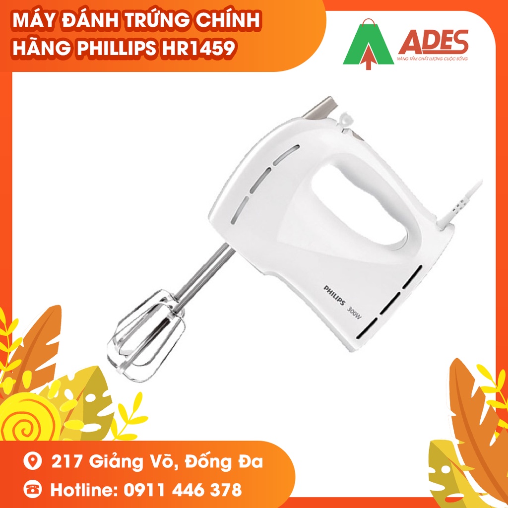 [Mã 154ELSALE2 giảm 7% đơn 300K] Máy đánh trứng Phillips HR1459 - Hàng Chính hãng - GIÁ THANH LÝ