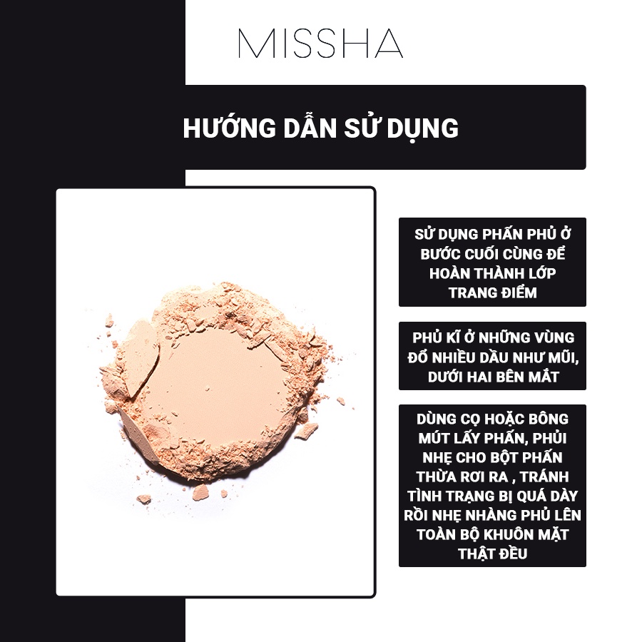 [Mã COSMIS -8% ĐH250k]Phấn Phủ Dạng Nén MISSHA ProTouch Powder Pact SPF25/PA++ 10g | BigBuy360 - bigbuy360.vn
