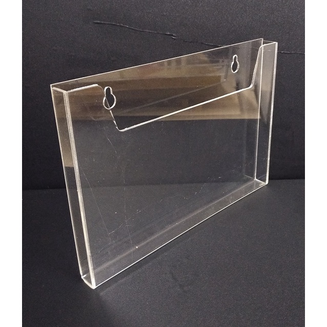 ❤Kệ mica đựng tờ rơi treo tường cỡ giấy A4, A5 mica trong suốt