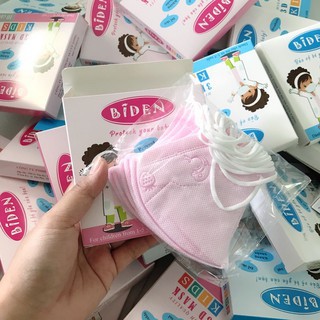 [XẢ KHO] 10 Cái Khẩu Trang Trẻ Em BIDEN 3D Mask Kids KHÁNG KHUẨN AN TOÀN CHO BÉ | BigBuy360 - bigbuy360.vn