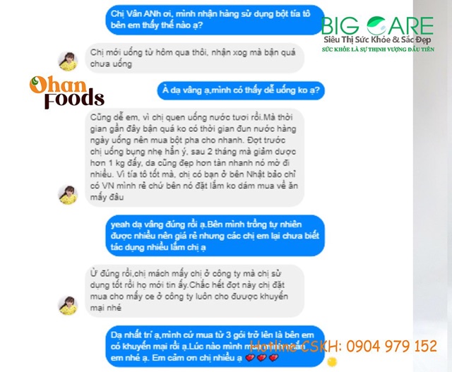 Bột Tía Tô Ohan Green Cao Cấp Organic 100%,Sấy Lạnh Nhật Bản Hỗ Trợ Giảm Cân Xóa Nám Đẹp Da 50g