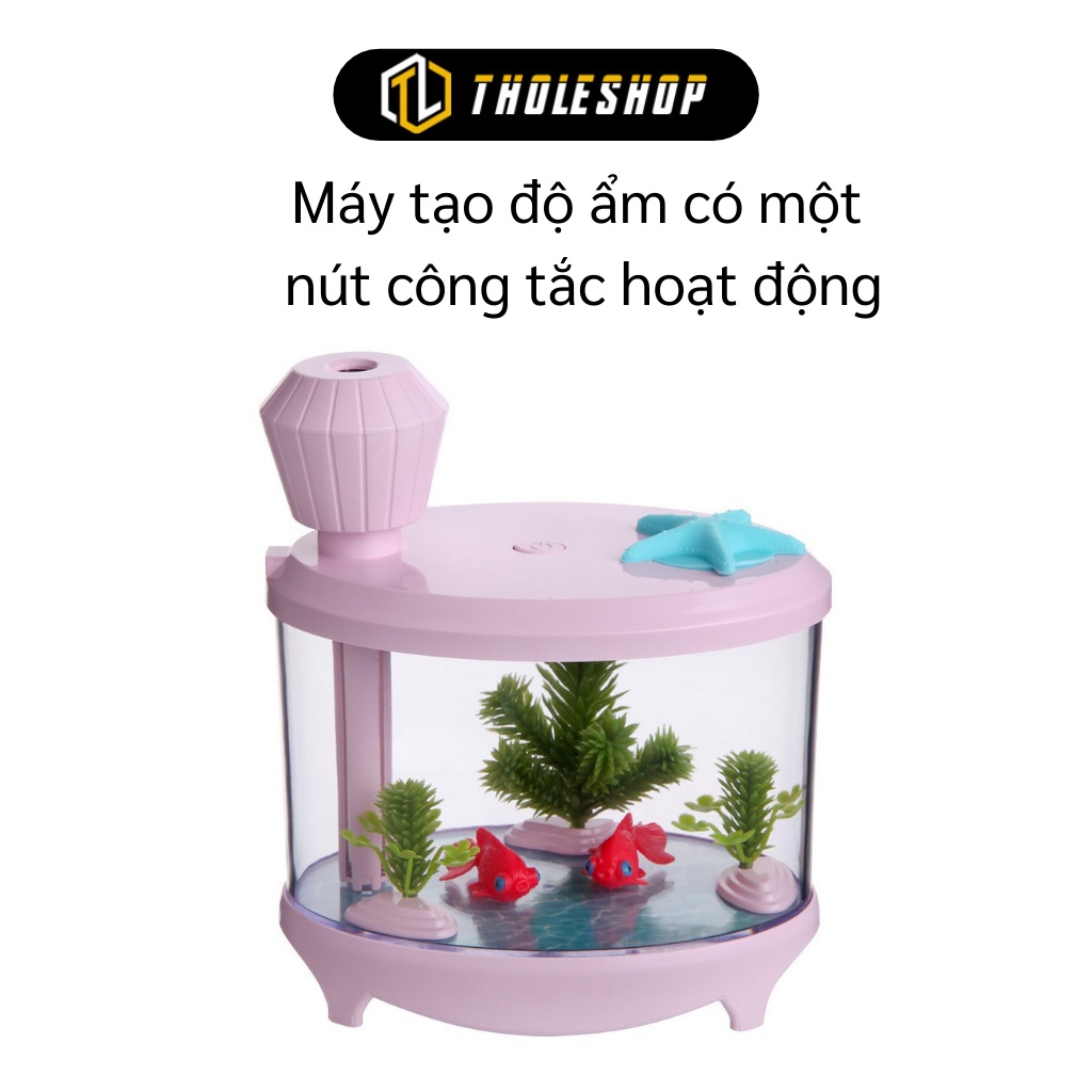 Máy Khuếch Tán Tinh Dầu - Máy Phun Sương Tạo Độ Ẩm Không Khí Hình Bể Cá Mini 7914