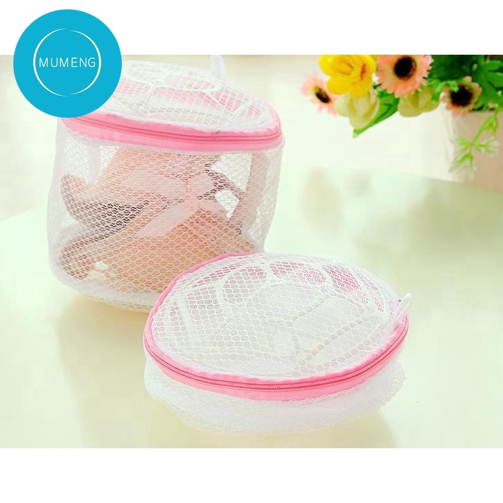 Túi lưới giặt đồ lót kích thước 16cm*16cm Túi lưu trữ đồ lót túi nữ cặp