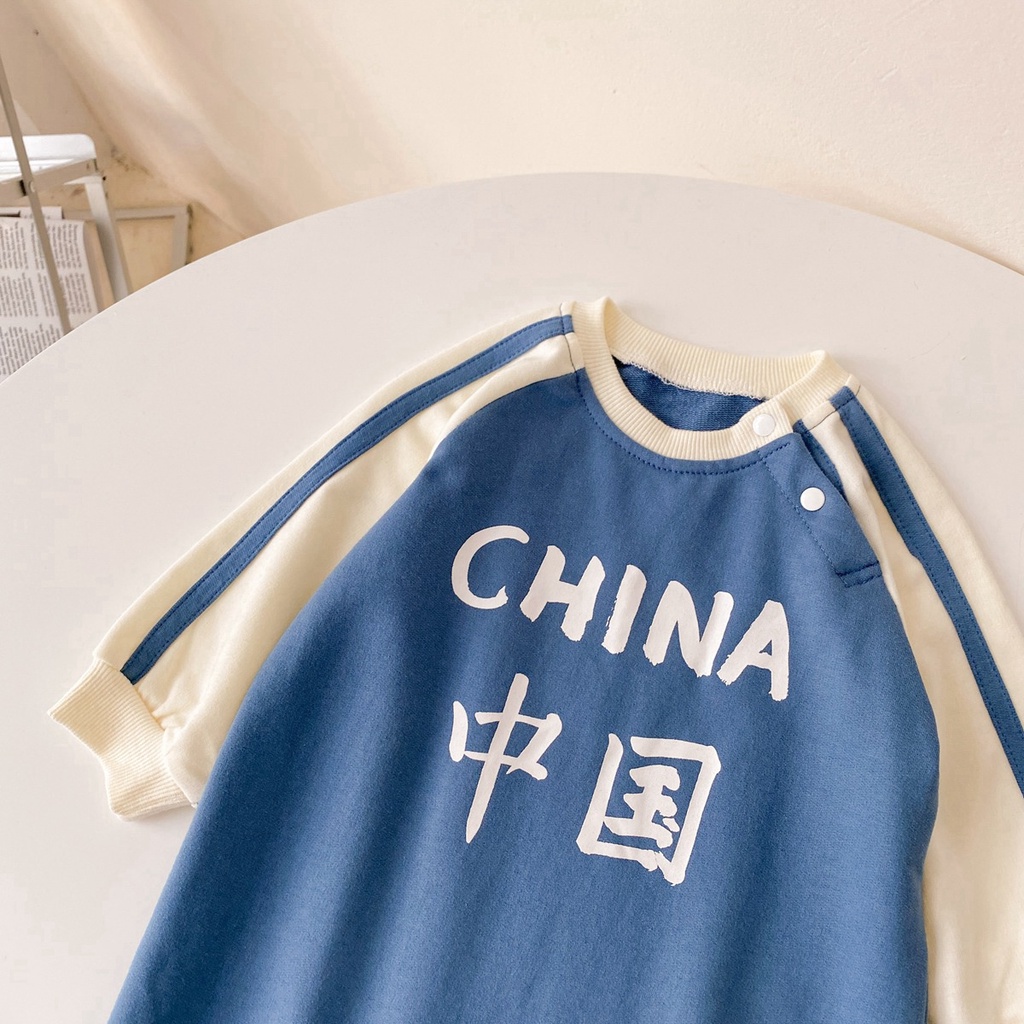 Sanlutoz Áo Liền Quần Tay Dài Cho Bé Mới Sinh