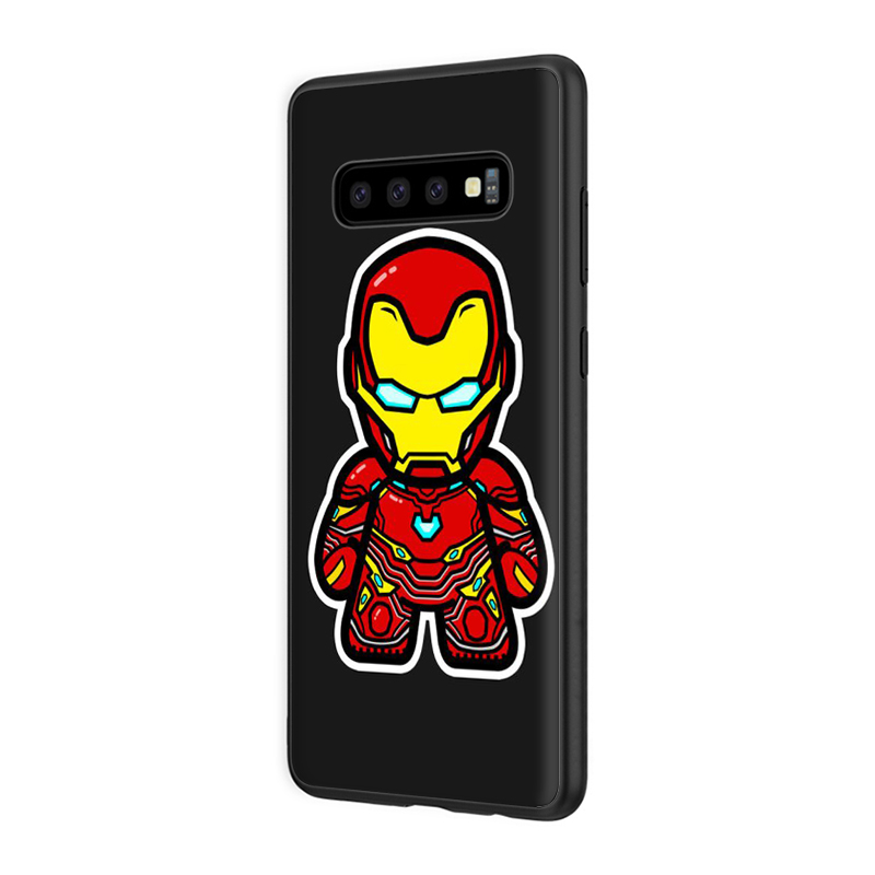 MARVEL Ốp Lưng Silicone Hình Iron Man Cho Samsung J2 J4 J5 J6 J7 Core J8 J730 Prime Plus Pro