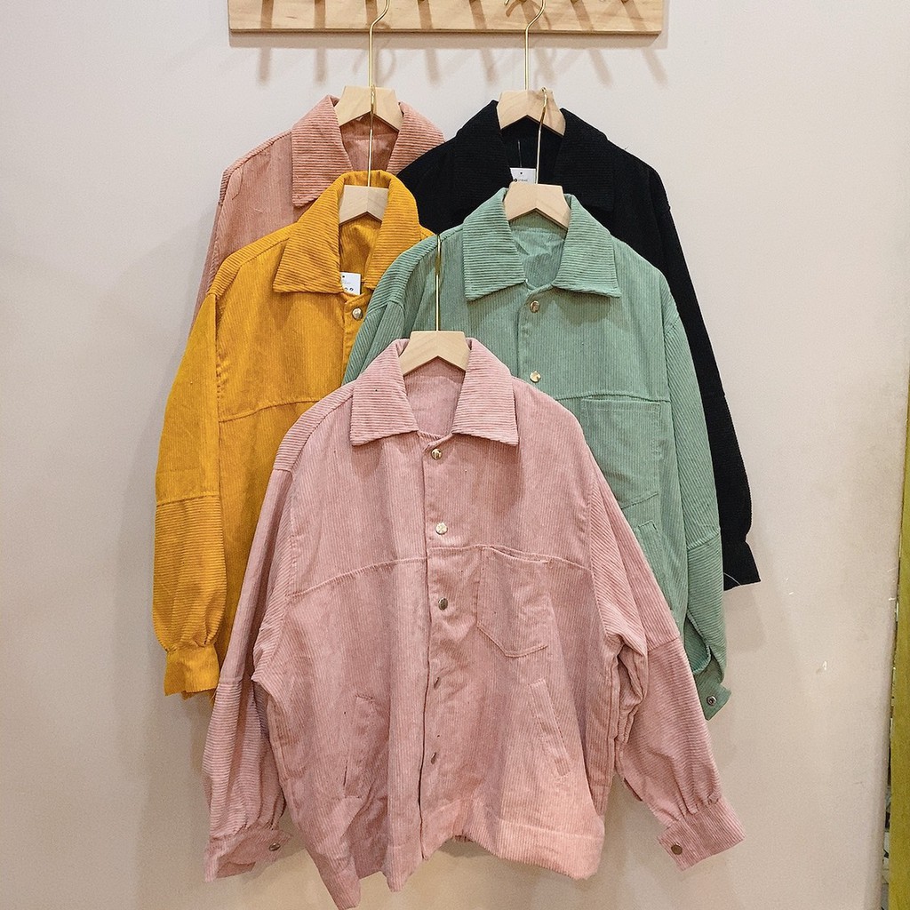 [Mã WASKT304 giảm 15% tối đa 30K đơn 99K] Áo khoác nhung nút bấm | BigBuy360 - bigbuy360.vn