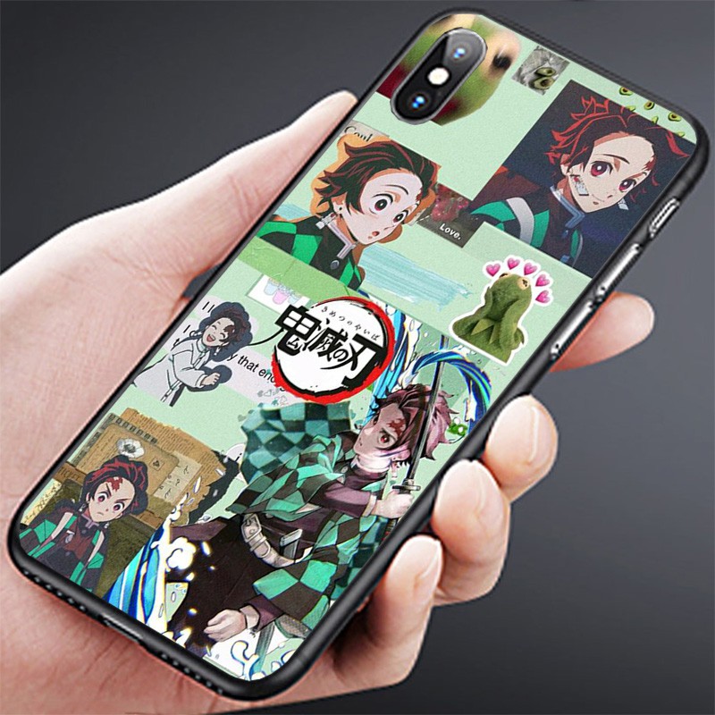 Meizu Meilan Mblu V8 X8 17 MX4 18 Pro 2 3 Max Printed Shell Black soft Phone case Kimetsu no Yaiba Demon Slayer Kamado Tanjirou