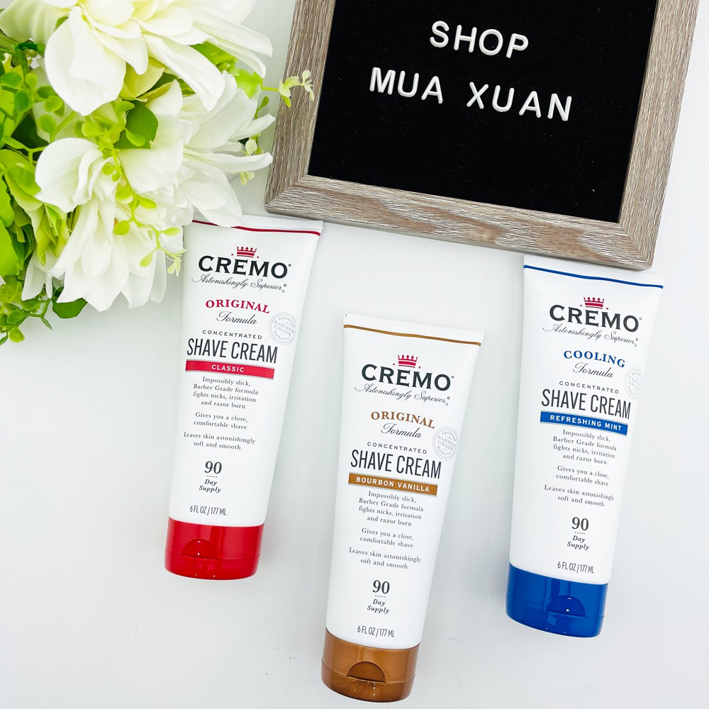 Kem cạo râu Cremo Shave Cream nhiều mùi, 177ml