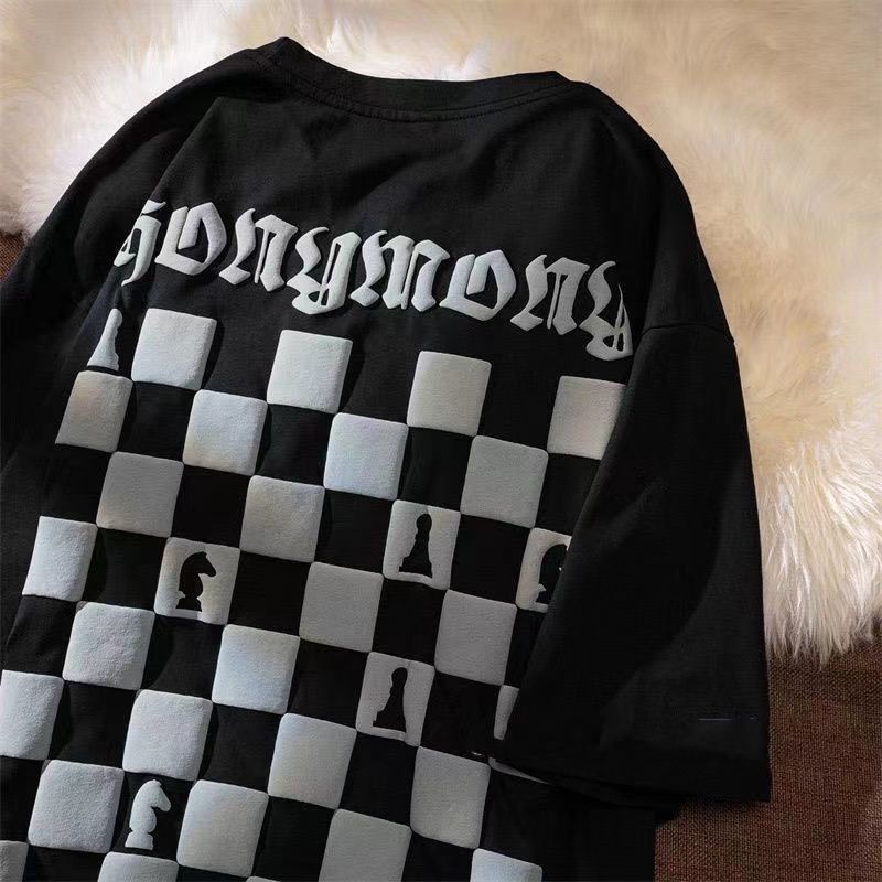 Áo Thun Tay Ngắn Màu Xanh Dương In Chữ Klein Thời Trang Mùa Hè 2022 Mới