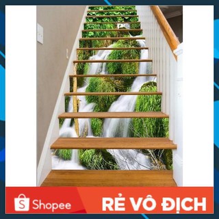 [HOT] Bộ Tranh lụa 3D 10 bậc trang trí cầu thang (Có kèm keo dán)