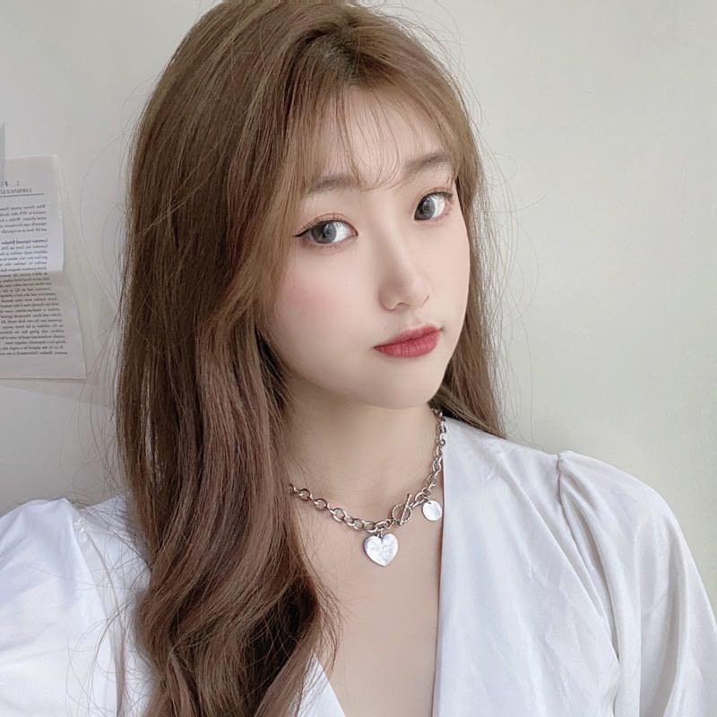 Vòng cổ nữ mặt dây hình trái tim thời trang