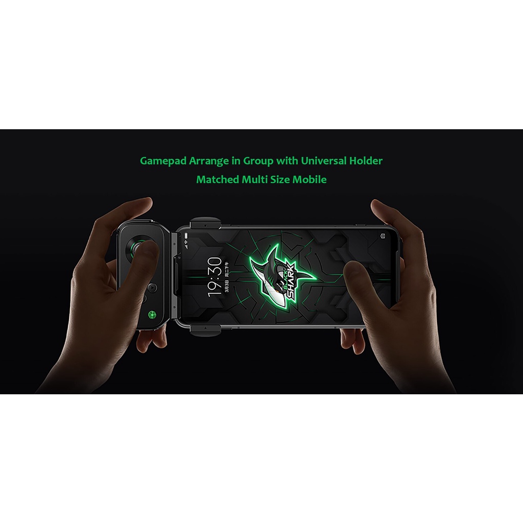 Tay Cầm Điều Khiển Chơi Game Màu Đen Shark 3 Tương Thích Với Ứng Dụng Cho iOS Android