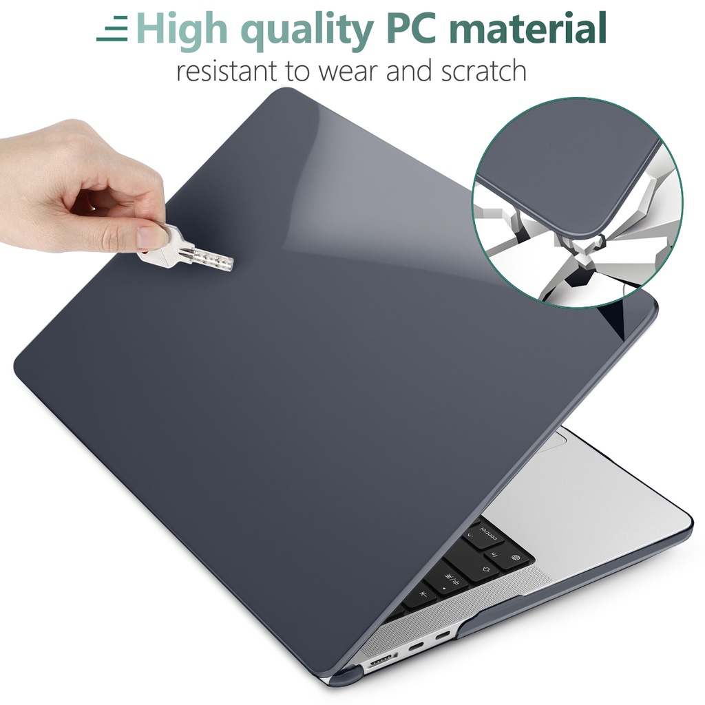 Ốp Máy Tính Bảng Trong Suốt Cho MacBook Pro Air M2 A2681 A2338 Pro Air13 M1 A2337 A2179 A1932 Retina A1708 A1706 A2251 A2289 A2159 A1989