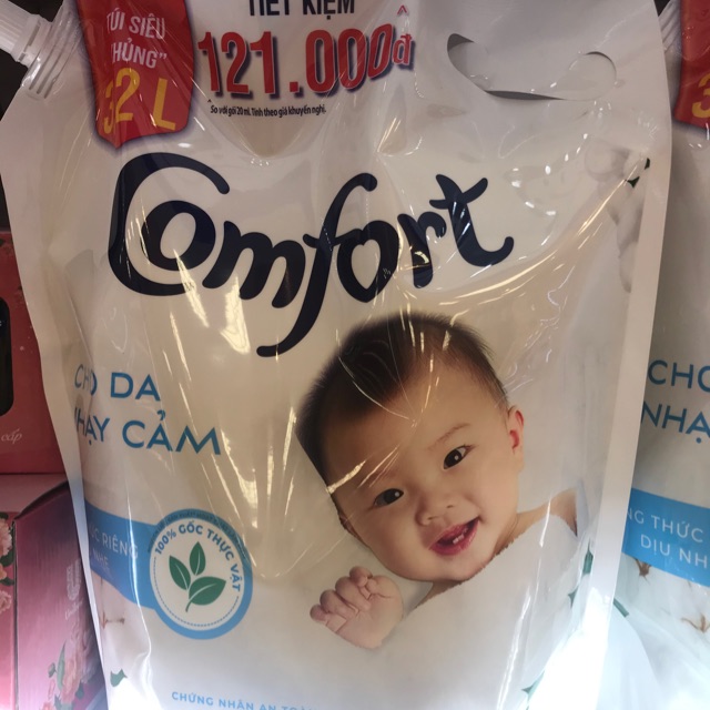 Nước xả comfort cho da nhạy cảm túi 3,2l