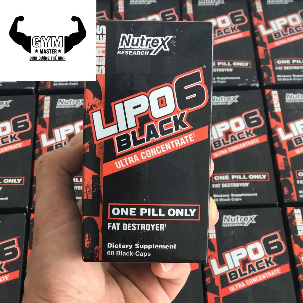 Viên giảm mỡ cấp tốc , giảm cân mạnh mẽ Lipo 6 Black Nutrex 60 viên - Hàng phân phối chính hãng 100% | BigBuy360 - bigbuy360.vn