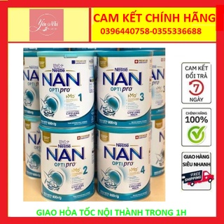 Sữa Bột Nan Nga Đủ Số 1 2 3 4 - lon 800g date mới nhất