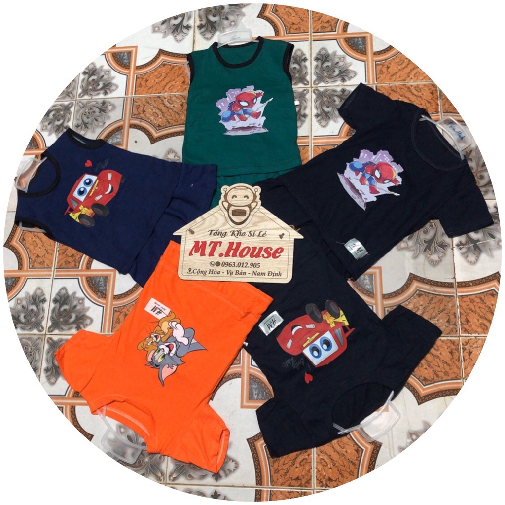 XẢ LỖ 👕mã 13,14,15💯sét mặc ở nhà cho bé nam , nữ 4-30kg