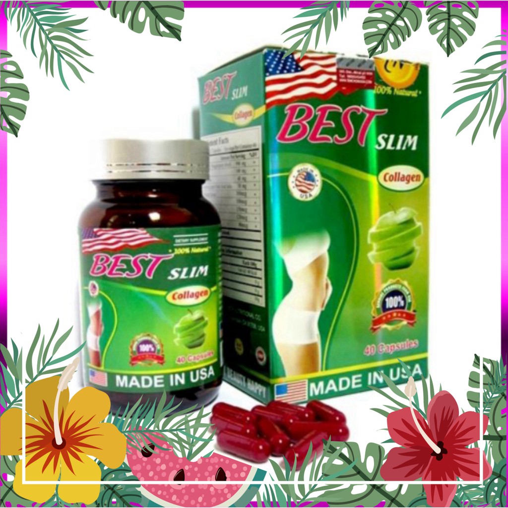 RẺ VÔ ĐỊCH Viên giảm cân Best slim collagen RẺ VÔ ĐỊCH