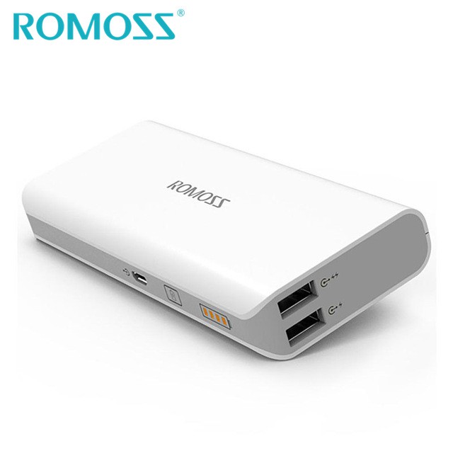 Pin sạc dự phòng Romoss Sense 4 10400mAh (Trắng) - Hãng phân phối chính thức