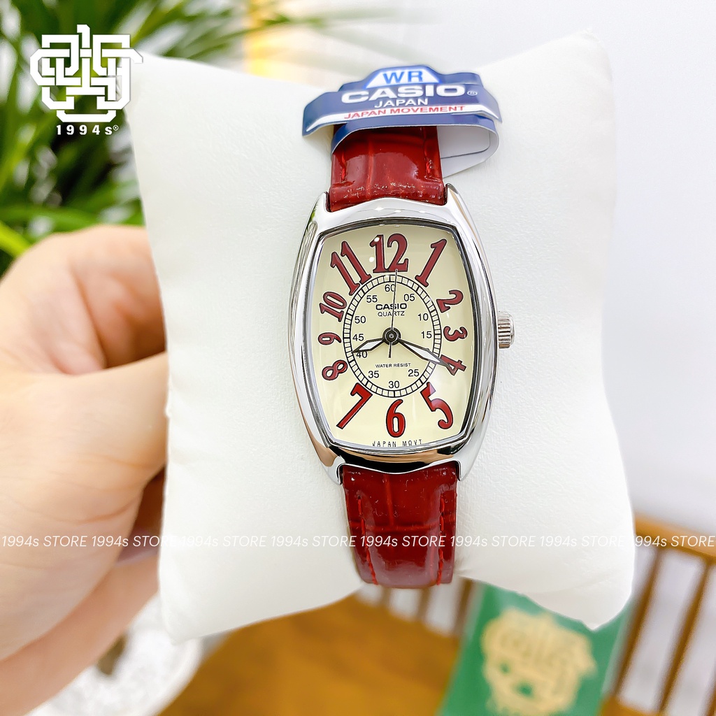 Đồng hồ nữ Casio LTP-1208E-9B2 dây da, chống nước, hàng chính hãng