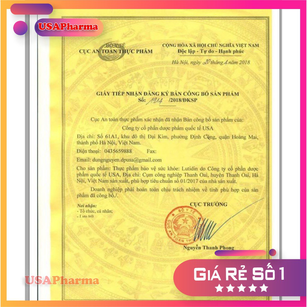 [Viên uống] Bổ mắt LUTIDIN - Giúp mắt sáng khỏe, cải thiện thị lực | MediUSA | Thế Giới Skin Care