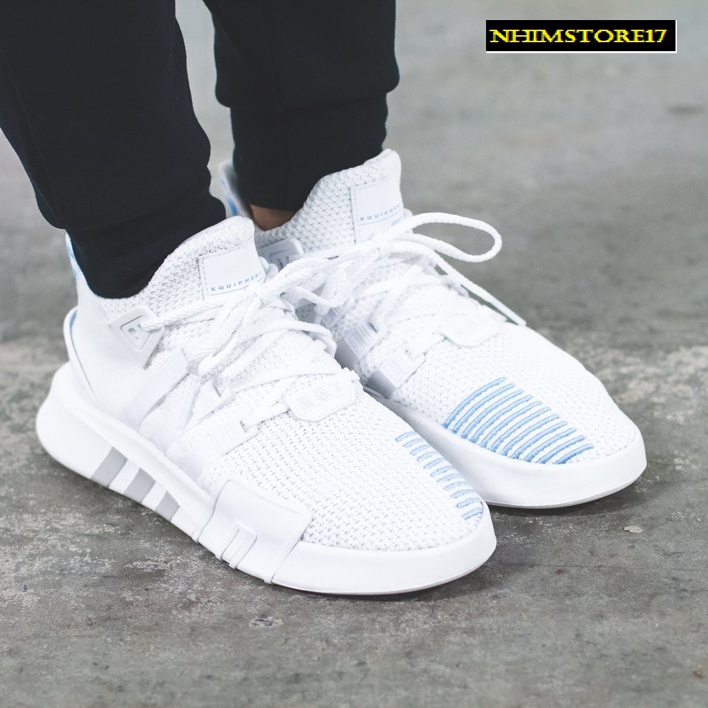 (FULL BOX) Giày Thể Thao Sneaker ADIDAS EQT ADV 2018 White Blue Trắng Xanh Da Trời