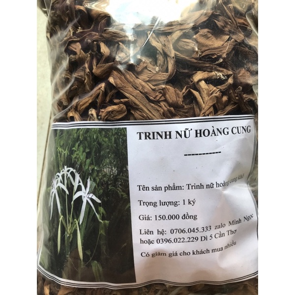 1 ký trinh nữ hoàng cung phơi khô