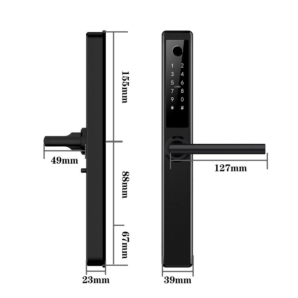 Khóa vân tay thông minh Bluetooth S42 tương thích Tuya