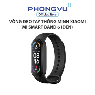 Vòng Đeo Tay Thông Minh Xiaomi Mi Smart Band 6 (Đen) - Bảo hành 12 tháng