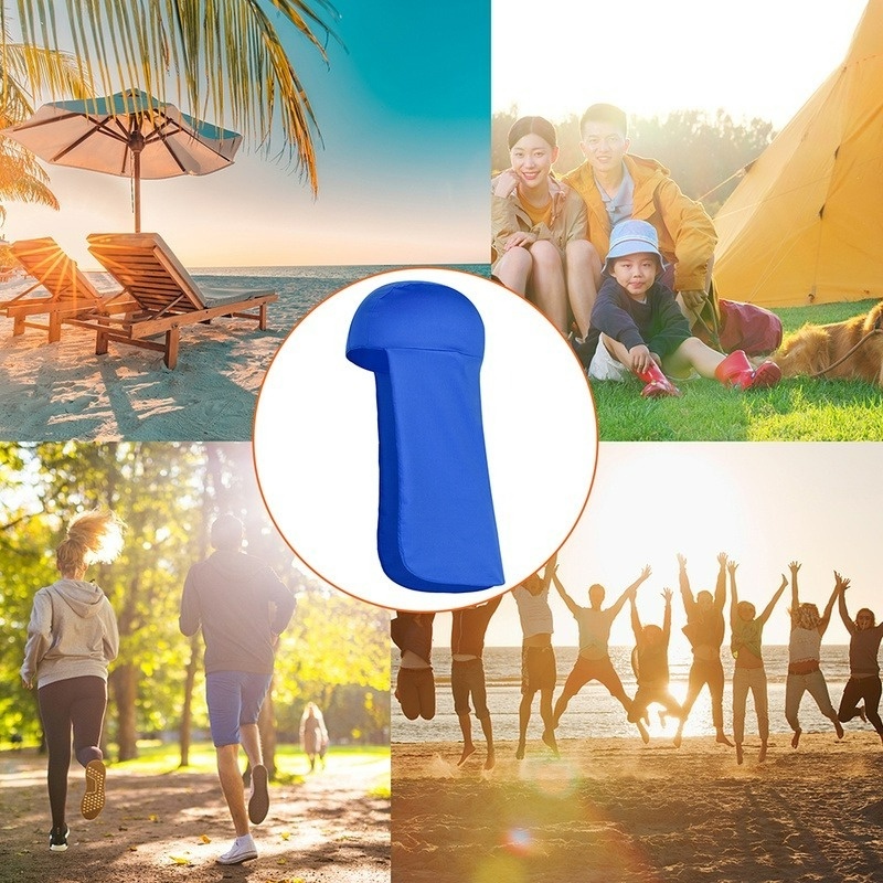 Mũ Chống Nắng / Chống Tia UV Đuôi Dài Thoáng Khí Thoải Mái Khi Đi Xe Đạp