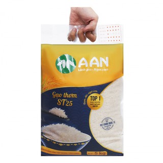 Combo 5kg Gạo thơm ST25 A An và men tiêu hoá biogaia
