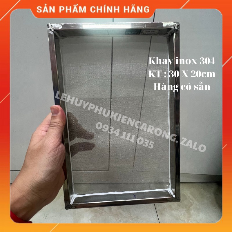 Khay Tách Phân Hồ Cá INOX 304 , Khay Lọc, Tách Cặn Bẩn Kích Thước Làm Theo Yêu Cầu