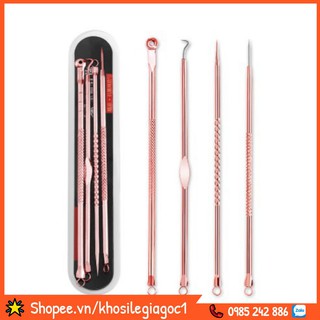 Bộ 4 Cây Nặn Mụn Chuyên Nghiệp