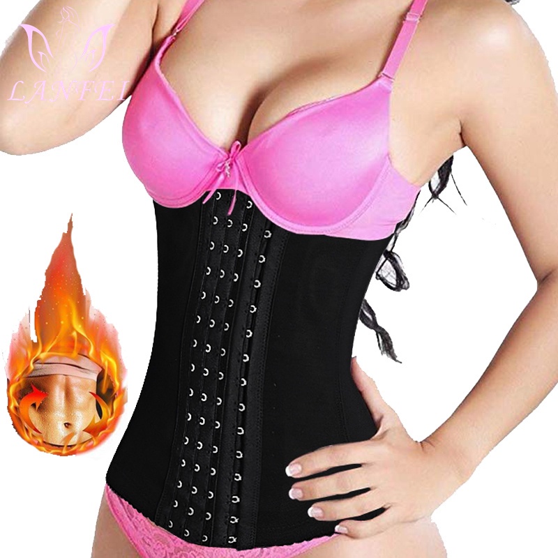 Đai Nịt Bụng Định Hình Eo Thon Có 7 Xương Thép Thoáng Khí Cho Nữ