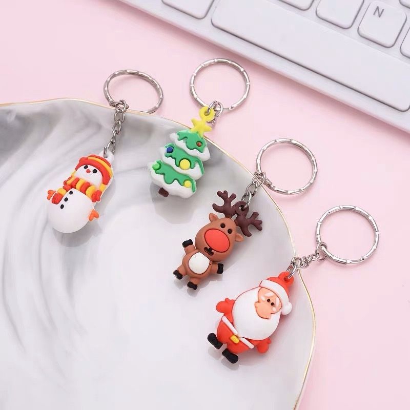 Móc treo chìa khóa giáng sinh noel ấm áp cute dễ thương Tom House