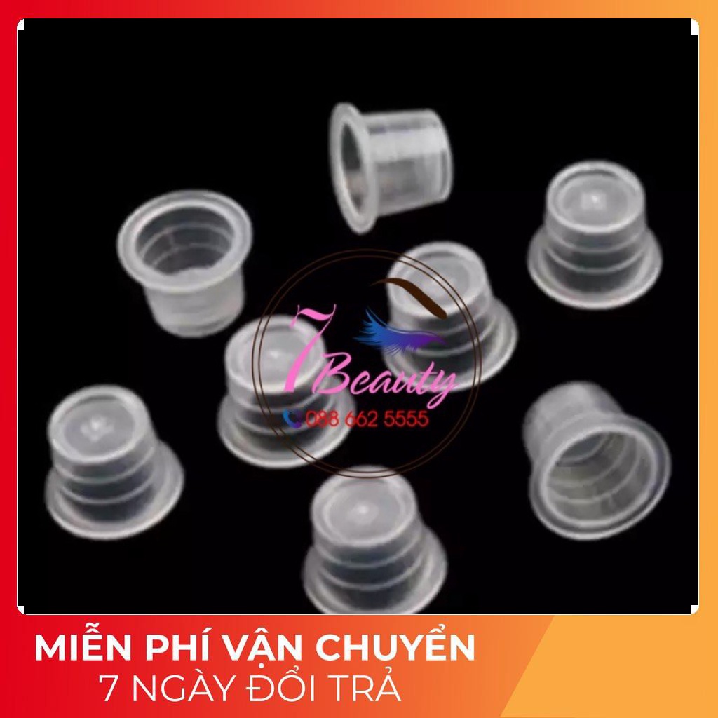 Chum Silicon Và Hũ Nhựa Đựng Mực Phun Xăm