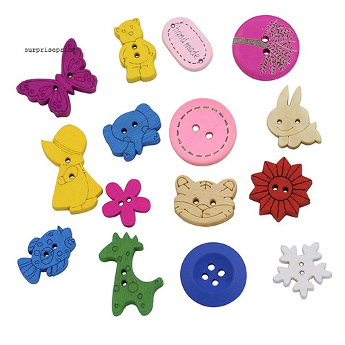 Bộ 100 khuy cài áo 2 lỗ 4 lỗ thiết kế độc đáo