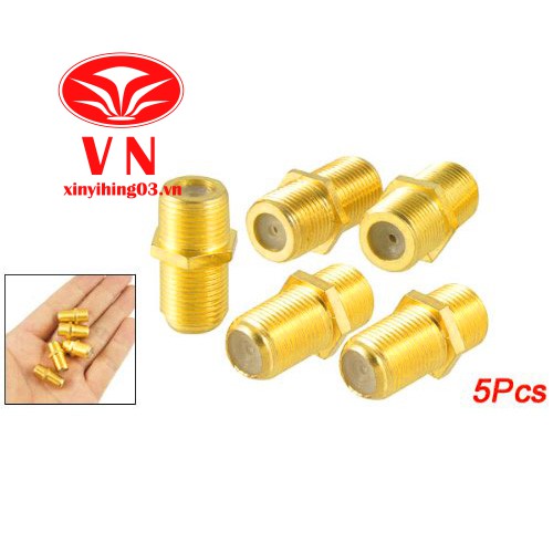 5 Đầu Nối Chuyển Đổi Cổng F-Type Female Sang Coaxial