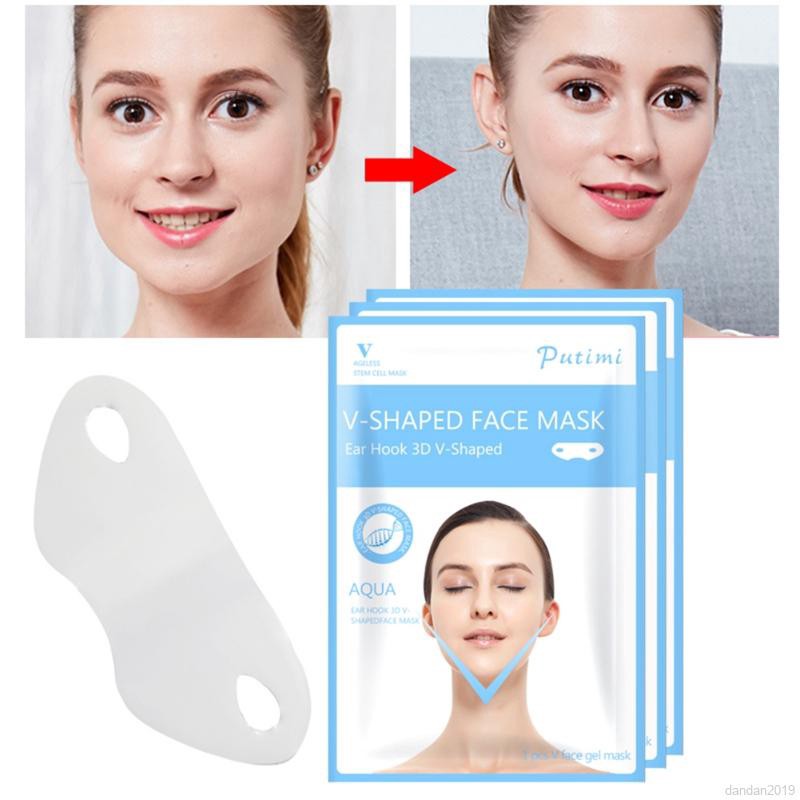 Mặt nạ gel có dây móc tai định hình thon gọn gương mặt V-Line