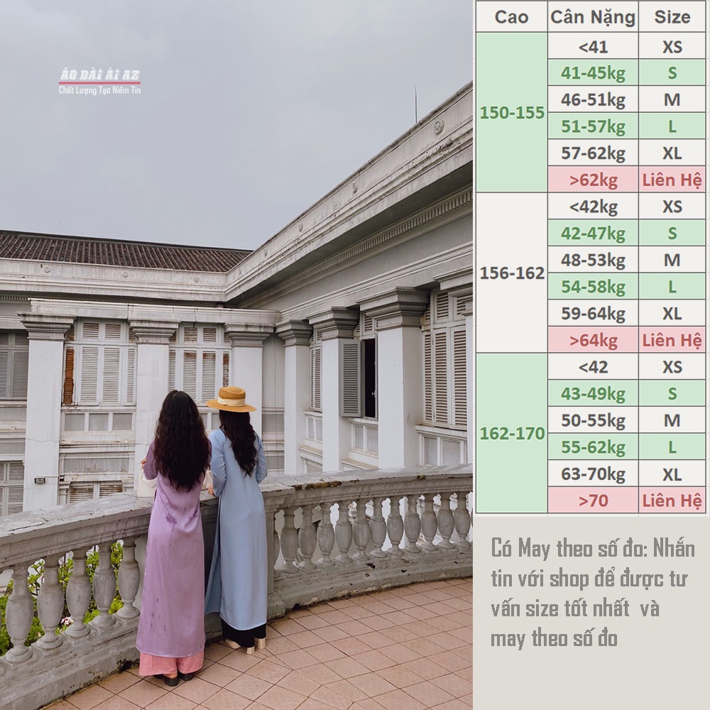 Áo Dài Nữ Cách Tân Dáng Suông Tay Dài Cổ Tròn TC01
