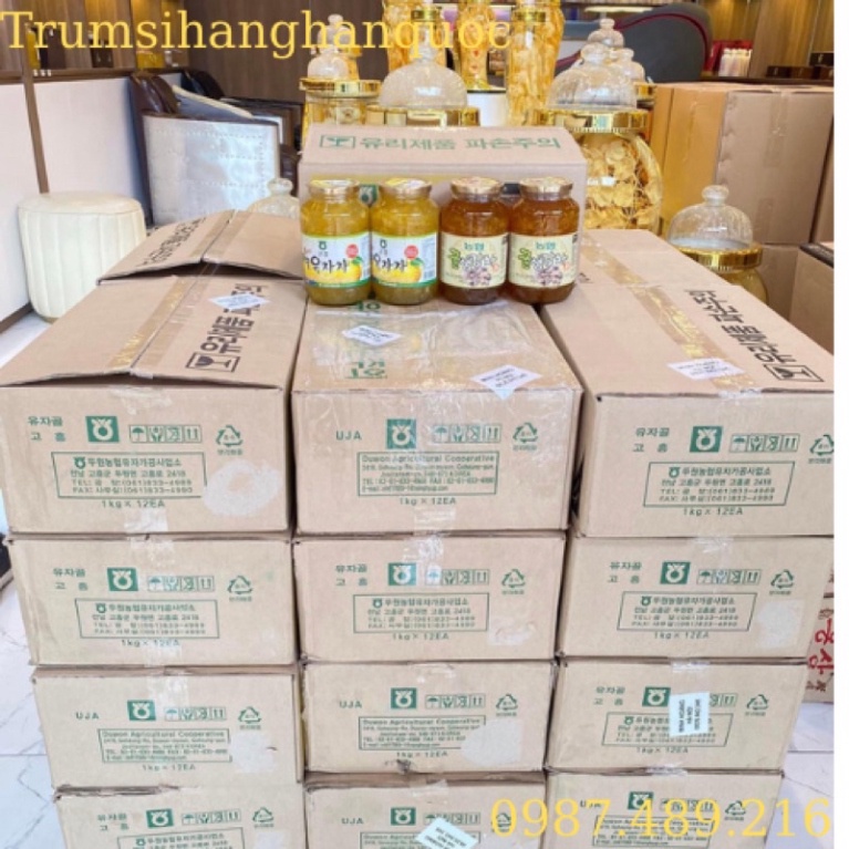 Mật Ong Chanh Nonghyup Hàn Quốc Hũ 1kg [ Hàng Mới Về ]