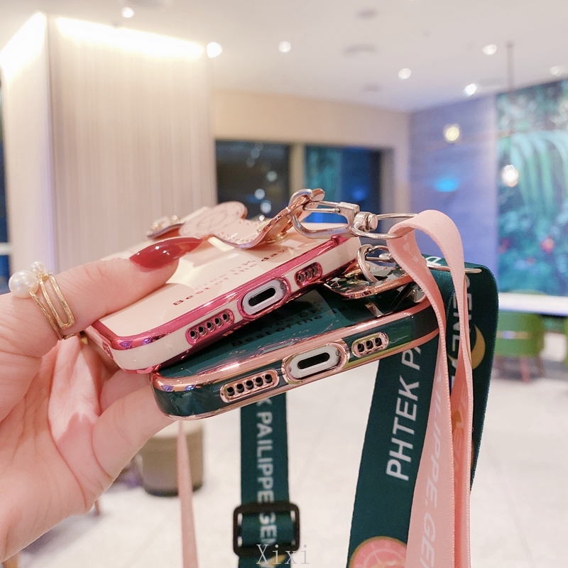 Ốp Lưng Họa Tiết Đồng Hồ Kèm Dây Đeo Tay Cho Oppo Reno 5z 5pro 4z 4 3 2f A12 A12E A7 A5S A3S | BigBuy360 - bigbuy360.vn