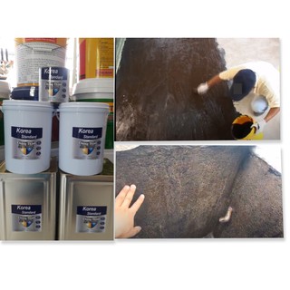 Sơn chống thấm Bitum Korea No3 1kg - sửa chữa vết nứt trên bề mặt bê tông, máng xối ,Hồ Cá