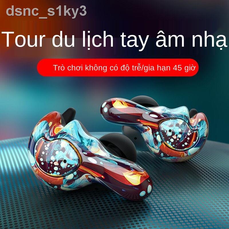 (Mới về)Tai nghe bluetooth Emini mini2 hai không dây trong nhạc thể thao mini game chạy nút