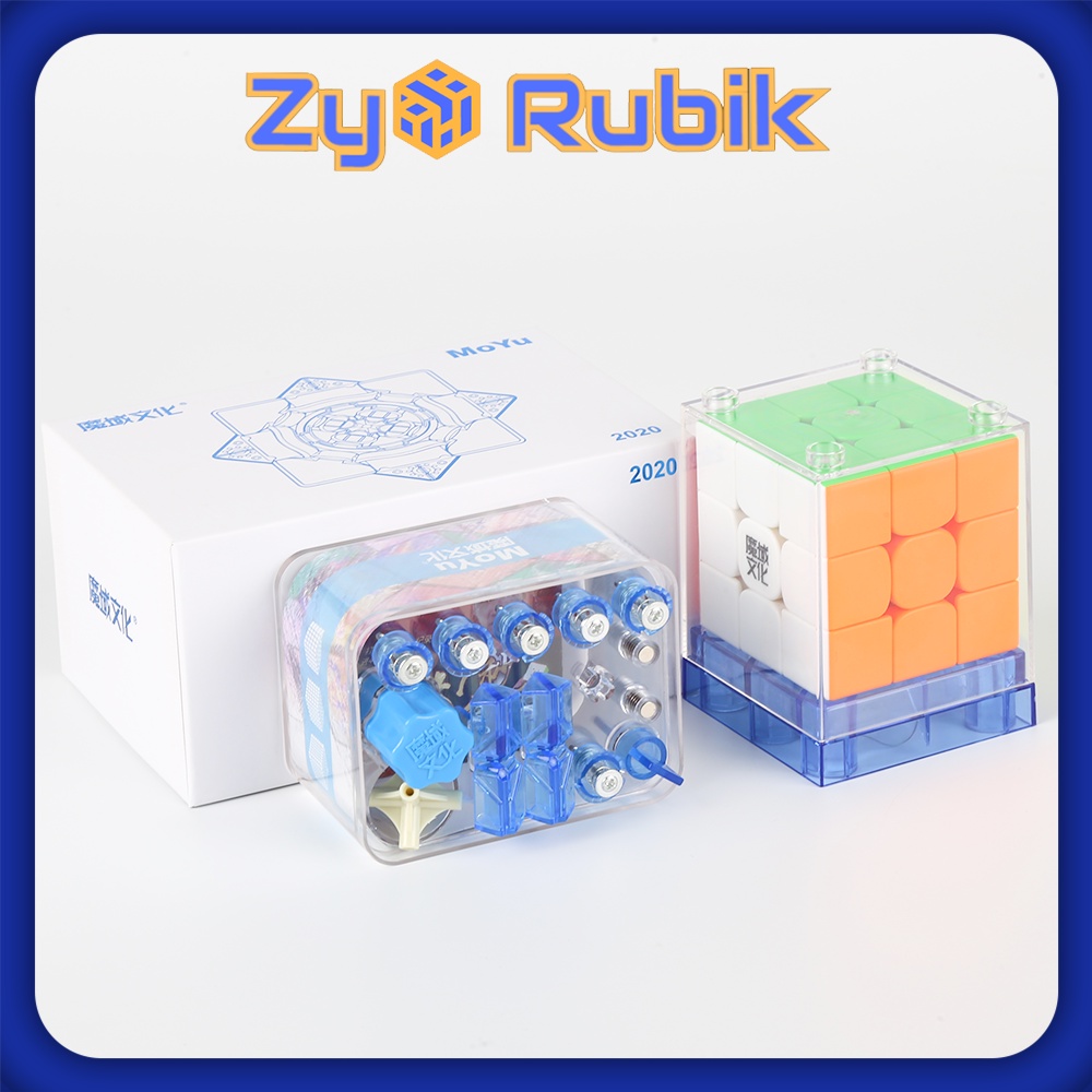 [Rubik3x3x3] Rubik 3x3 MoYu WeiLong WRM 2020  MoYu 3x3 Nam Châm Dòng Cao Cấp Flagship (Hãng Mod) - ZyO Rubik