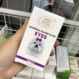 Siro uống hỗ trợ tuyến lệ, trị chảy nước mắt chó mèo Lacrimal Gland Fluid Eyes Pet System 20ml